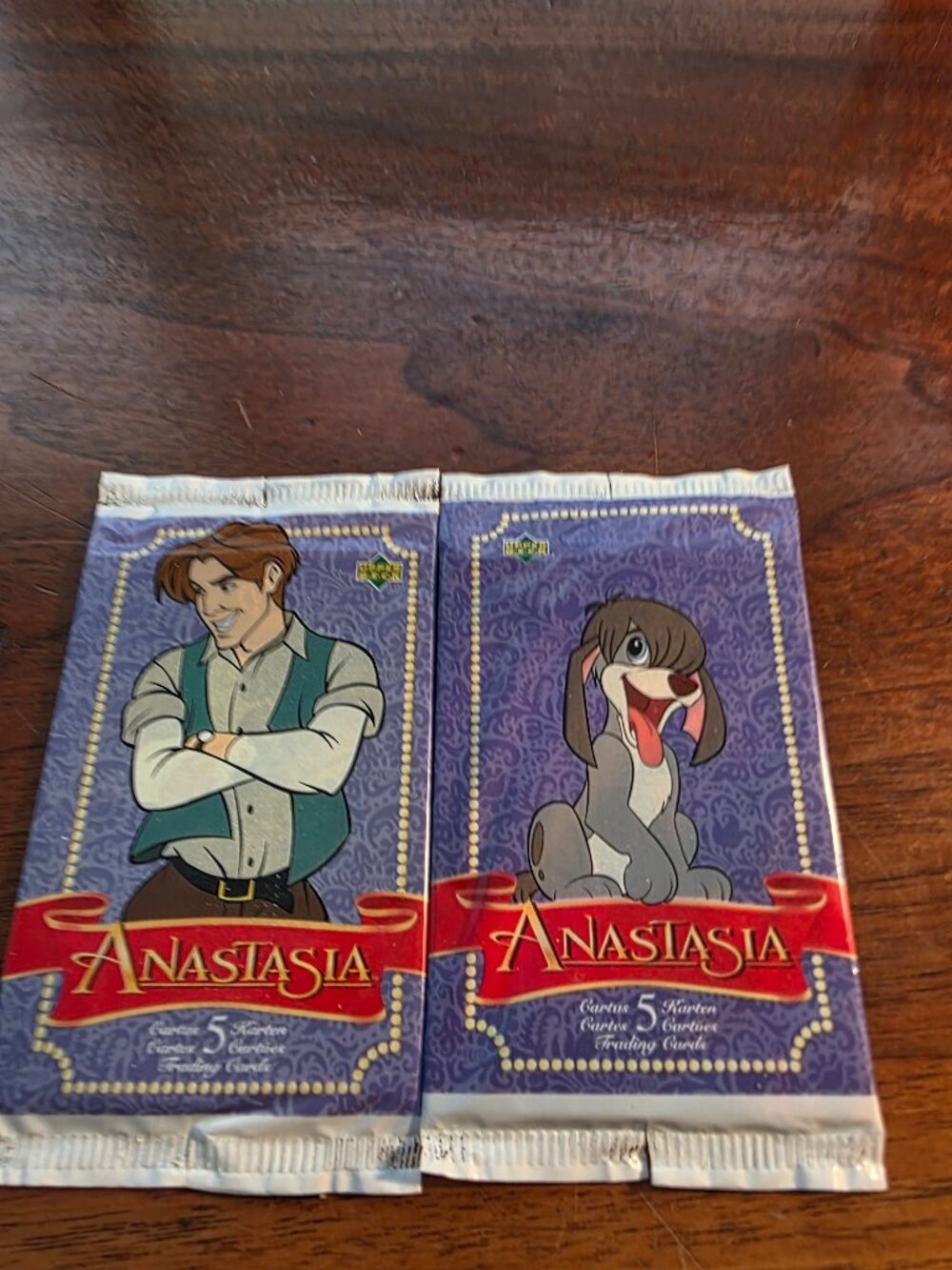 63 SEALED PAKS OF ANASTIASIA UPPER DECK COLLECTORS CARDS